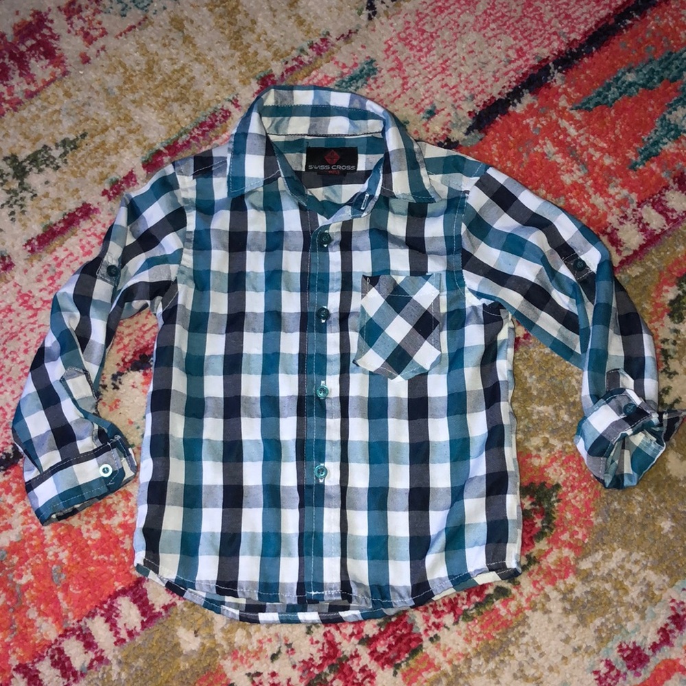 🧜🏼♀️3 for $15 item!🧜🏼♀️ plaid shirt - Picture 1 of 2